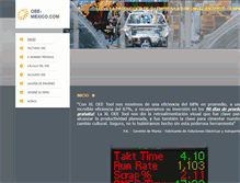 Tablet Screenshot of oee-mexico.com